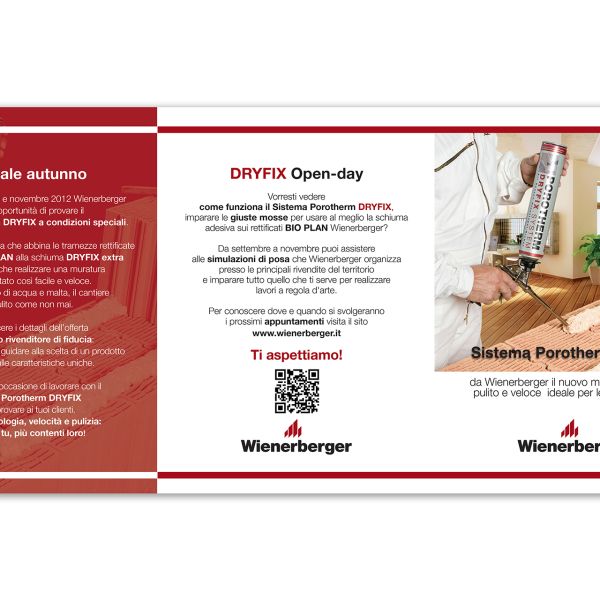Wienerberger - Flyer tre ante promozionale di prodotto (esterno)